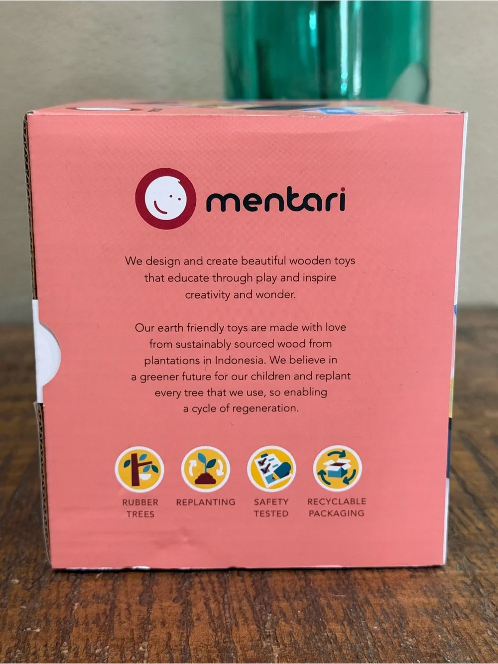 Mentari Wooden Toy Cash Register for Kids, new!